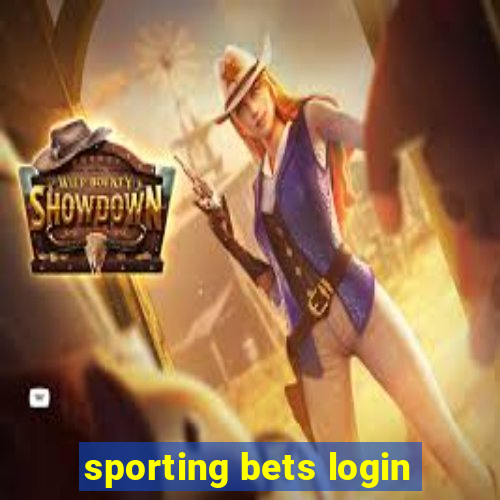 sporting bets login